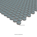 Cielo Azul Pennyround 11"x12" Glossy Porcelain Mosaic Floor and Wall Tile - MSI Collection