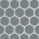 Cielo Azul Pennyround 11"x12" Glossy Porcelain Mosaic Floor and Wall Tile - MSI Collection