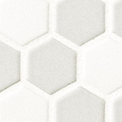 White and Gray Mod Petal Pattern 11.73"x11.85" Matte Porcelain Floor and Wall Tile - MSI Collection closeup view