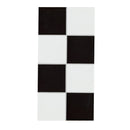 White and Black Checkered 8"x16" Matte Porcelain Mosaic Floor and Wall Tile - MSI Collection
