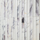 Scollopini Lilac Pattern 11"x12" Honed Marble Mosaic Floor and Wall Tile - MSI Collection