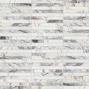 Scollopini Lilac Pattern 11"x12" Honed Marble Mosaic Floor and Wall Tile - MSI Collection