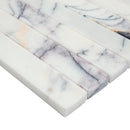 Scollopini Lilac Pattern 11"x12" Honed Marble Mosaic Floor and Wall Tile - MSI Collection