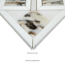 Tessere Pattern 12"x12" Polished Marble Mosaic Floor and Wall Tile - MSI Collection