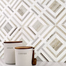 Wellington Pattern 12"x12" Polished Marble Mosaic Floor and Wall Tile - MSI Collection