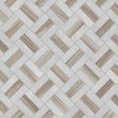 Winslow Weave 12"x12" Polished Marble Mosaic Floor and Wall Tile - MSI Collection