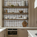 Winslow Weave 12"x12" Polished Marble Mosaic Floor and Wall Tile - MSI Collection