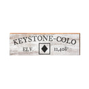 Keystone, Colorado Black Diamond Ski Wooden Elevation Sign | Wall Art Print on Real Wood