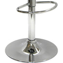 Modern Air-Lift Adjustable Bar Stools with Black PVC Seat