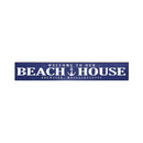 Brewster, Massachusetts Navy Beach House Wooden Sign | Wall Art Print on Real Wood