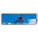 Radical Rider - Snowboard | Wall Art Print on Real Wood