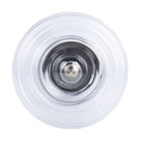 Solaria 1-Light Dark Brown Farmhouse Semi Flush Mount Ceiling Light