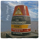 Key West Southernmost Point Marker Coaster Set
