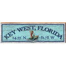 Key West, Florida Wooden Sign | Wall Art Print on Real Wood 