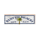 Edisto Beach Sign | Real Wood Art Print