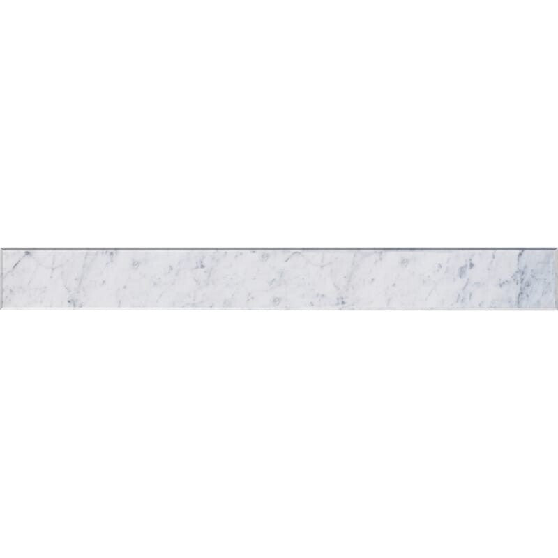 White Carrara Extra 4"x36" Polished Marble Thresholds