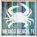 Mexico Beach Crab Coastal | Wall Art Print on Real Wood