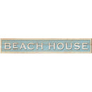 Beach House Hanging Wooden Sign I Wall Art Print on Real Wood