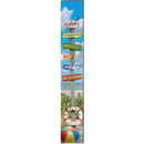 US Route 1 Beach Directional SPO2 | Wall Art Print on Real Wood