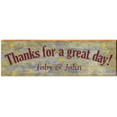 Thanks For A Great Day Toby & John SPO2 | Wall Art Print on Real Wood