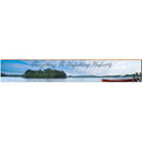 Everything Is Unfolding Perfectly Lake SPO2 | Wall Art Print on Real Wood