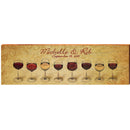 Michelle & Rob Wine SPO2 | Wall Art Print on Real Wood