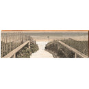 Footbridge Beach ME Beach Access SPO2 | Wall Art Print on Real Wood