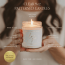 Game Day Black Soy Candle - Clear Jar - 9 oz