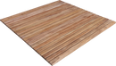 Sapporo Teak Shower and Bath String Mat with Rubber Footing 30″ x 30″