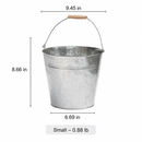 Galvanized Bucket Planter