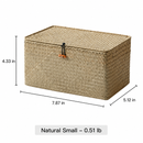 Woven Lidded Storage Box