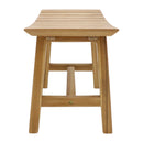 Phoenix Natural Teak Shower and Bath Slatted Stool