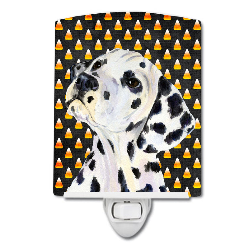 Dalmatian Candy Corn Halloween Portrait Ceramic Night Light SS4286CNL