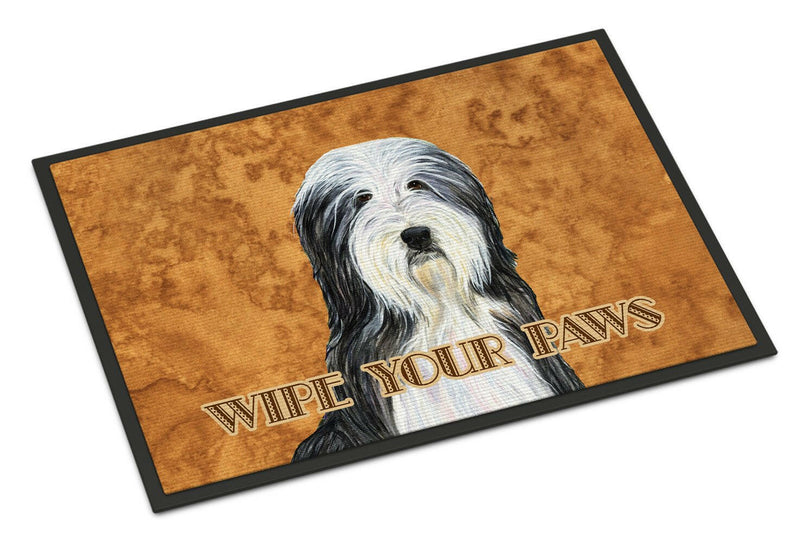 Bearded Collie Wipe your Paws Indoor or Outdoor Mat 18x27 SS4889MAT