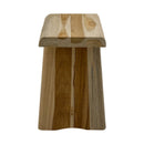 Salem Teak Shower and Bath Stool with Curved Seat