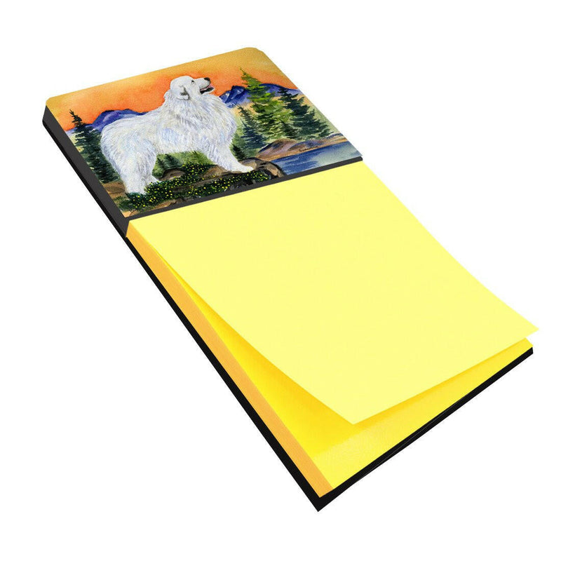 Great Pyrenees Refiillable Sticky Note Holder or Note Dispenser SS8183SN