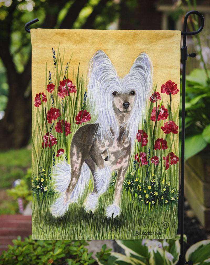 Chinese Crested Flag Garden Size