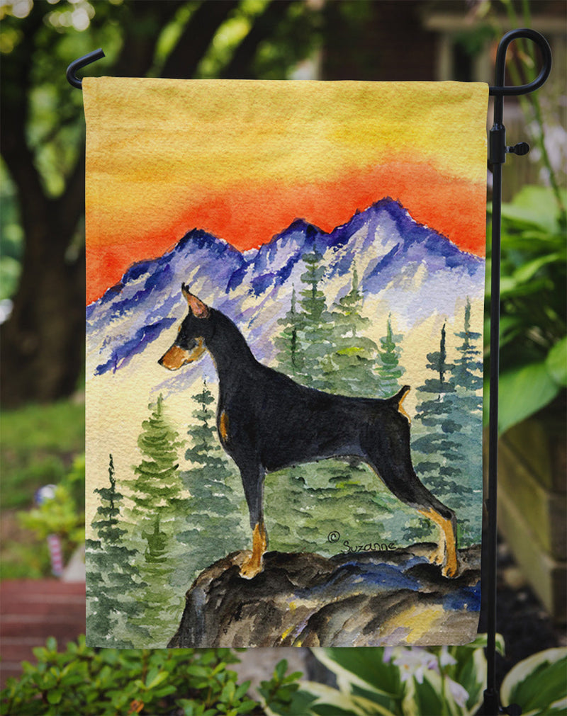 Doberman Flag Garden Size