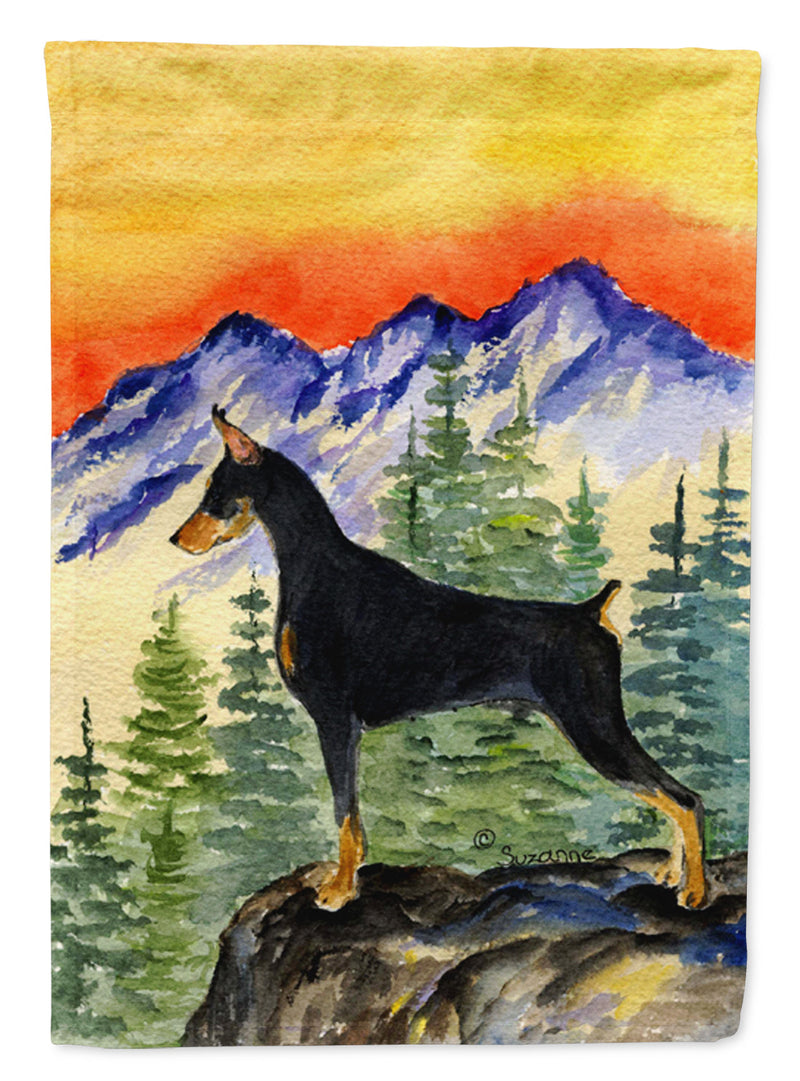 Doberman Flag Garden Size