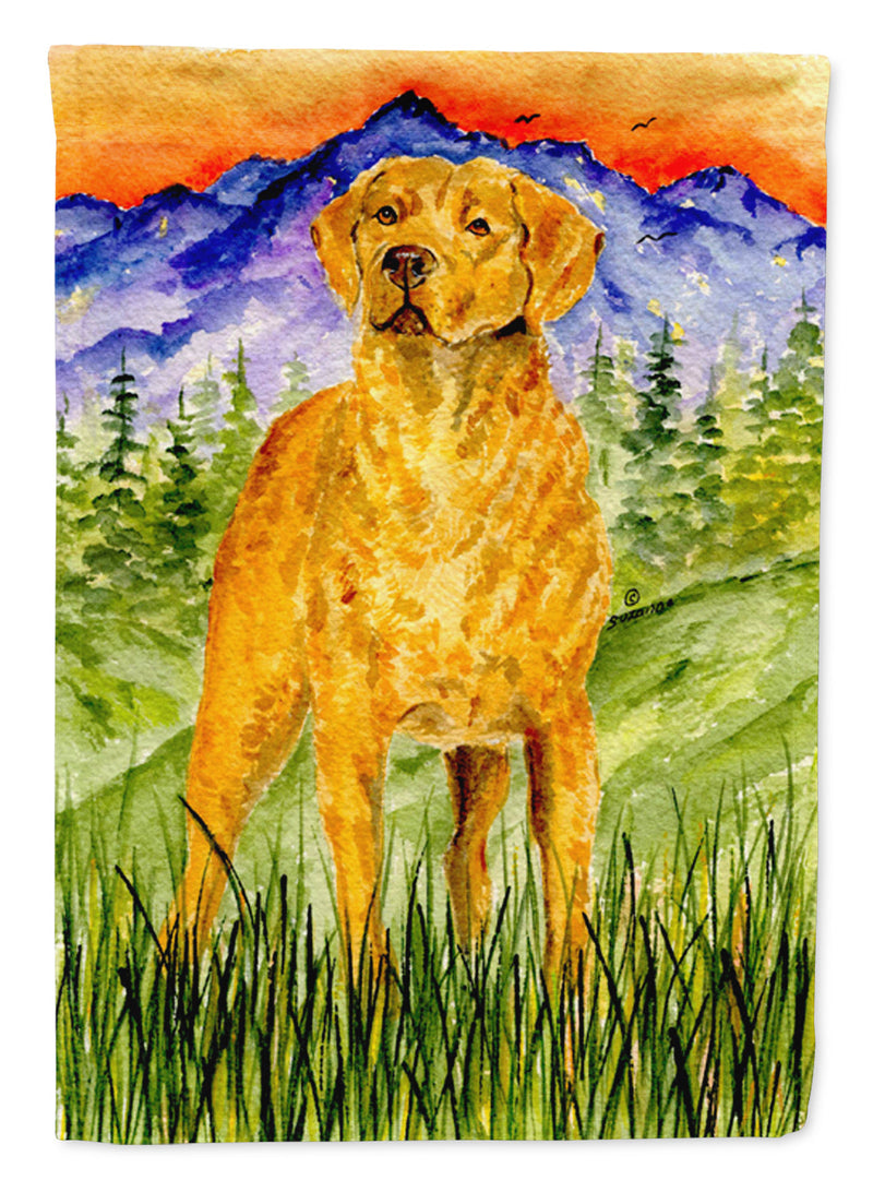 Chesapeake Bay Retriever Flag Canvas House Size