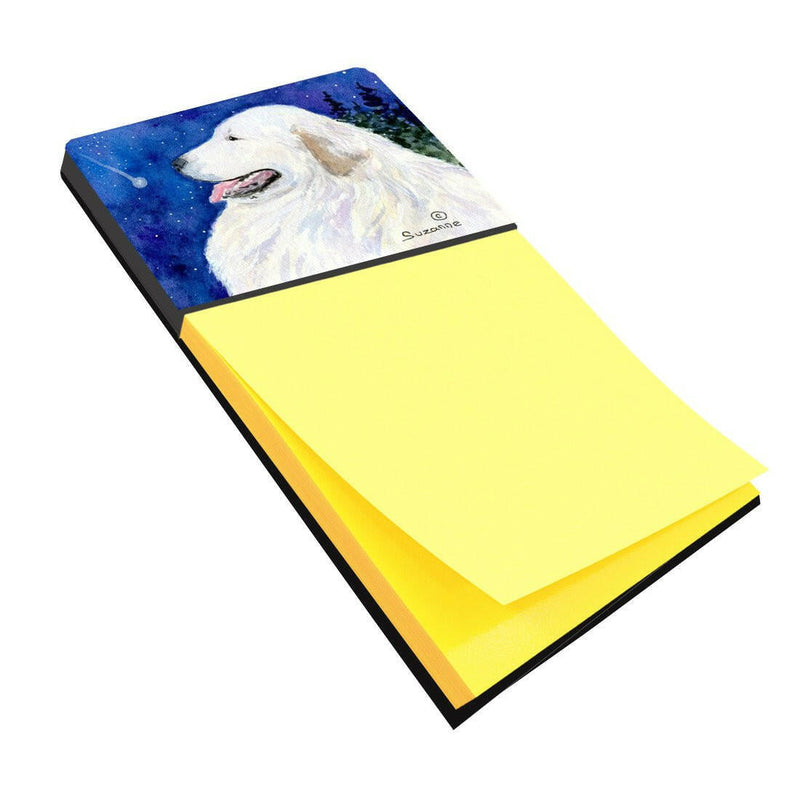 Great Pyrenees Refiillable Sticky Note Holder or Note Dispenser SS8774SN