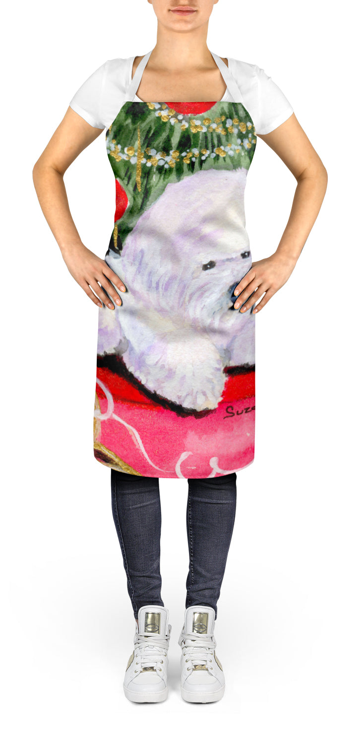 Christmas Tree with  Bichon Frise Apron