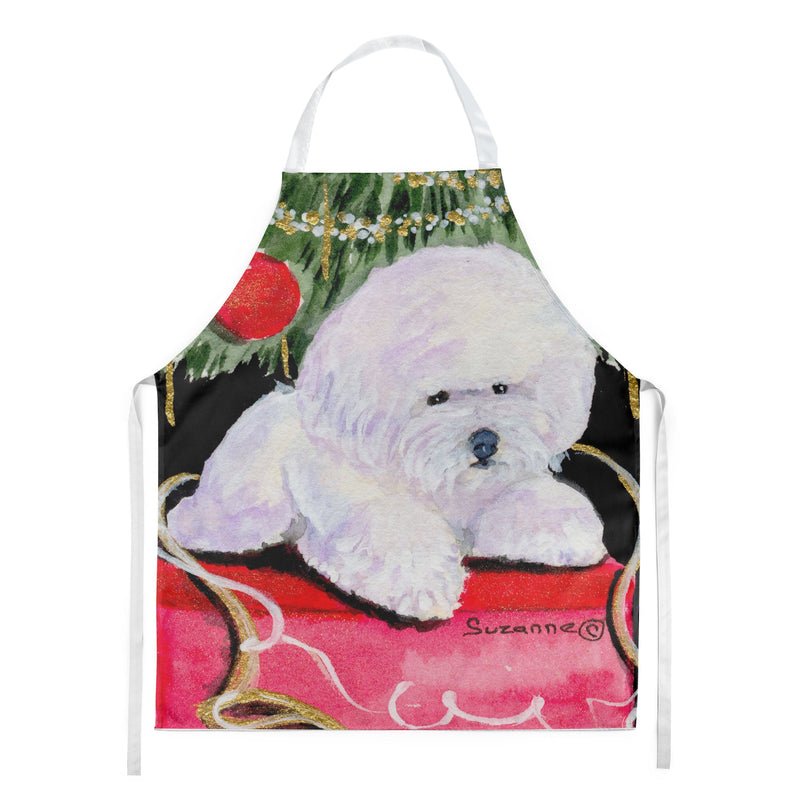 Christmas Tree with  Bichon Frise Apron