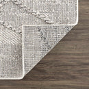 Baqer Bone & Taupe Textured Performance Outdoor Rug - Clearance