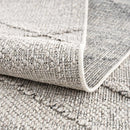 Baqer Bone & Taupe Textured Performance Outdoor Rug - Clearance