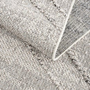 Baqer Bone & Taupe Textured Performance Outdoor Rug - Clearance