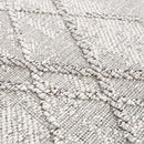 Baqer Bone & Taupe Textured Performance Outdoor Rug - Clearance