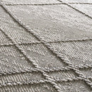 Baqer Bone & Taupe Textured Performance Outdoor Rug - Clearance