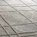 Baqer Bone & Taupe Textured Performance Outdoor Rug - Clearance