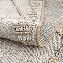 Nyla Bone & Tan Textured Performance Rug - Clearance